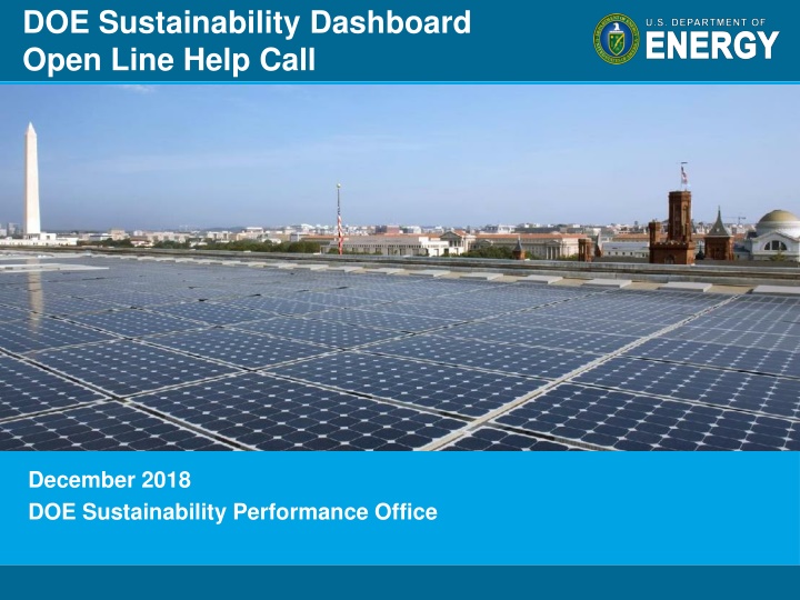 doe sustainability dashboard open line help call n.w