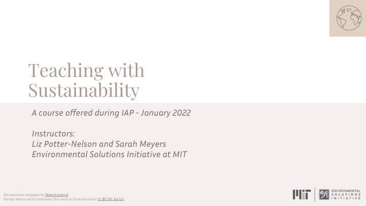 teaching with sustainability n.w