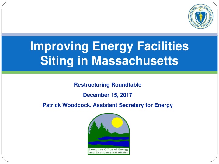 improving energy facilities siting n.w