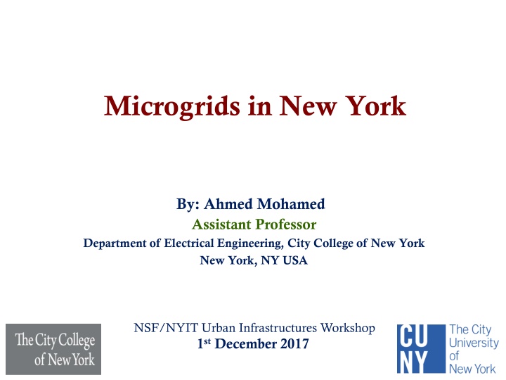 Microgrids in New York