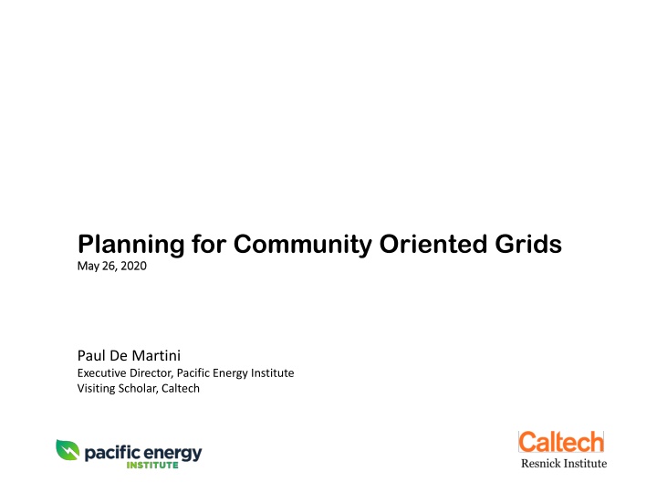 Building Sustainable & Connected Communities