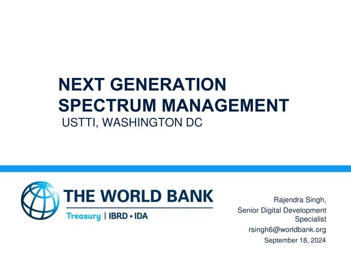 next generation spectrum management ustti n.w