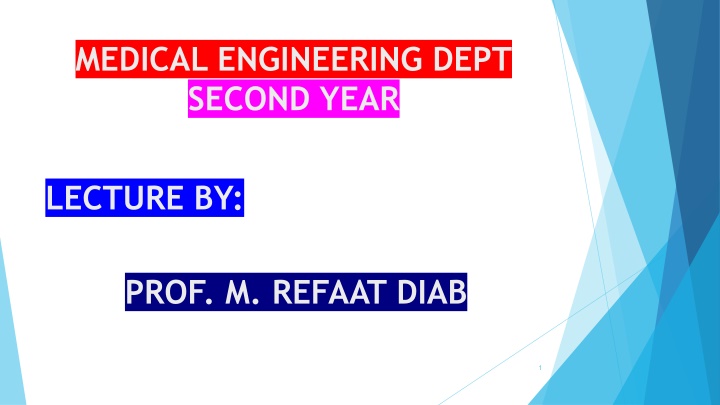 medical engineering dept second year n.w