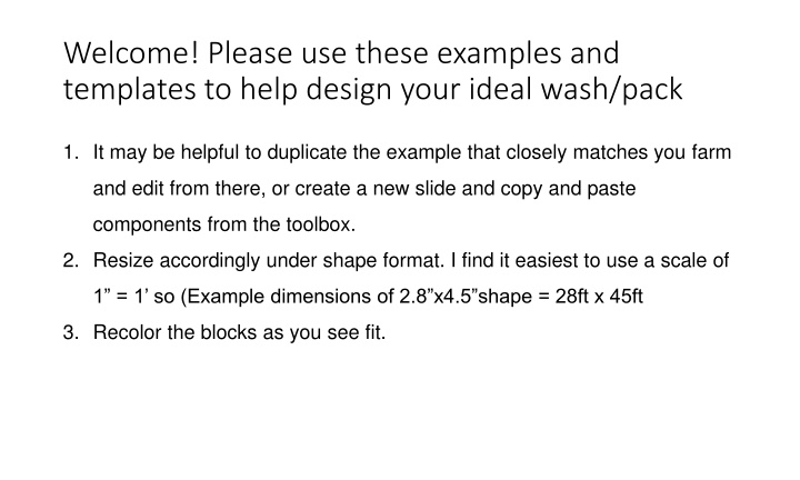 welcome please use these examples and templates n.w