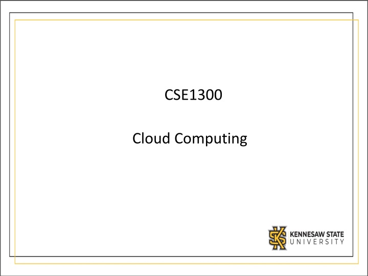 Introduction to Cloud Computing