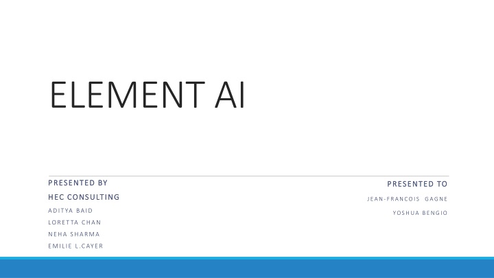element ai n.w