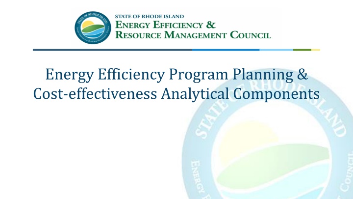 Energy Efficiency Program Planning & Cost-effectiveness