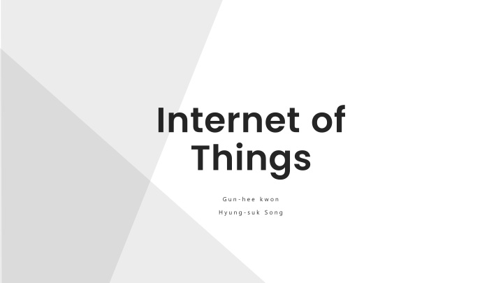 internet of things n.w