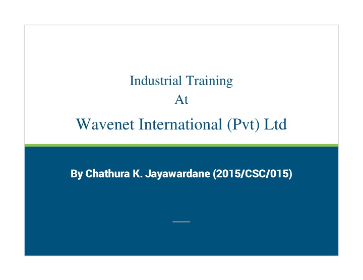 Wavenet International (Pvt) Ltd