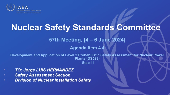 Nuclear Safety Standards Committee