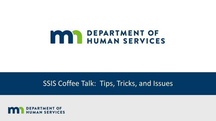 ssis coffee talk tips tricks and issues n.w