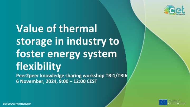 value of thermal storage in industry to foster n.w