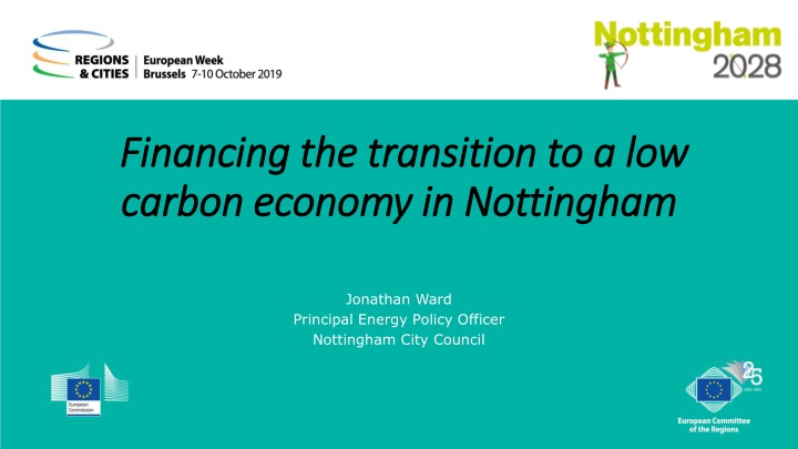 Financing the Transition to a Low-Carbon Economy in Nottingham