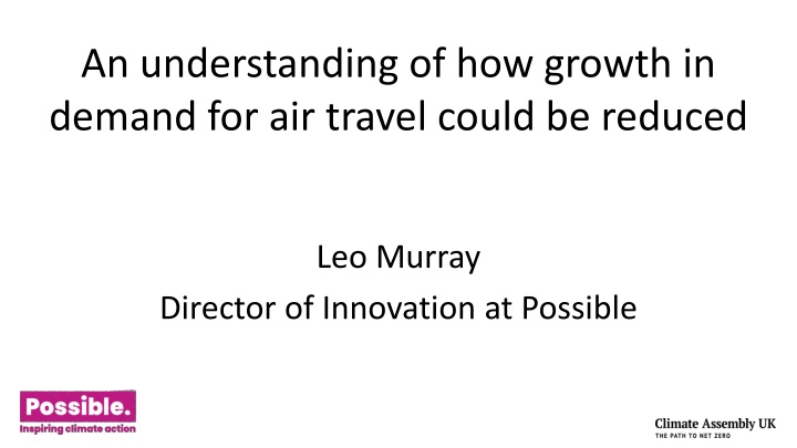 an understanding of how growth in demand n.w