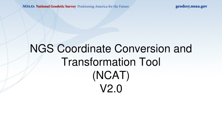 ngs coordinate conversion and transformation tool n.w