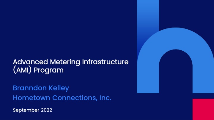 Advanced Metering Infrastructure (AMI) ProgramBranndon KelleyHometown Connections, Inc.