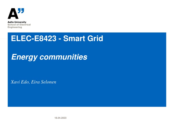 Energy Communities: Advancing Clean Energy Transition