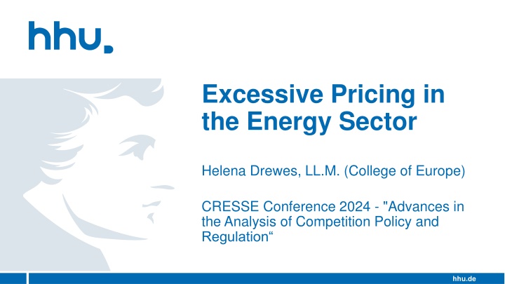 excessive pricing in the energy sector n.w