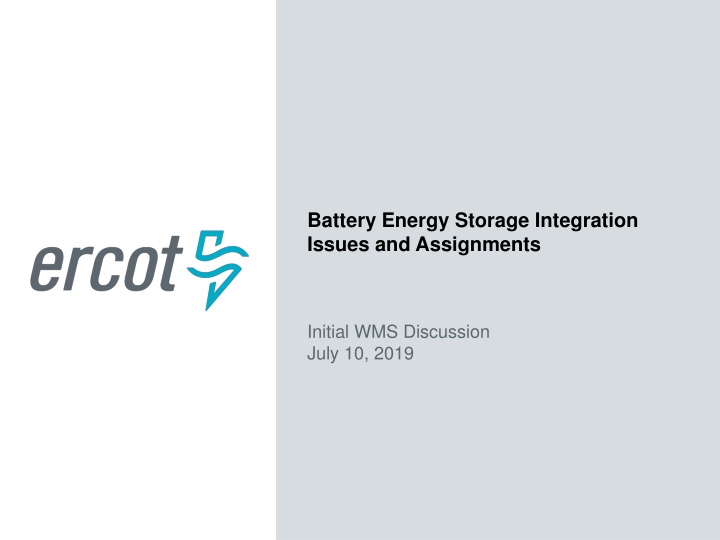 battery energy storage integration issues n.w