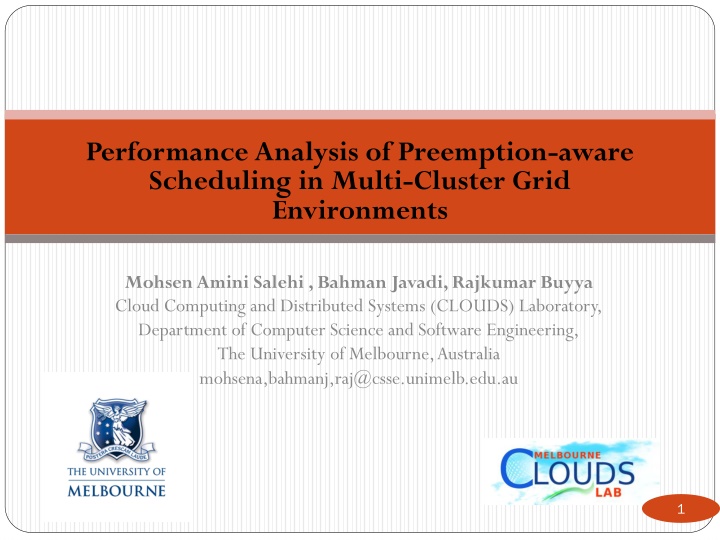 Performance Analysis of Preemption-Aware Scheduling in Multi-Cluster Grid Environments