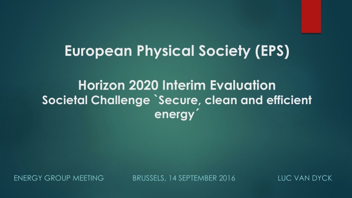 european physical society eps n.w
