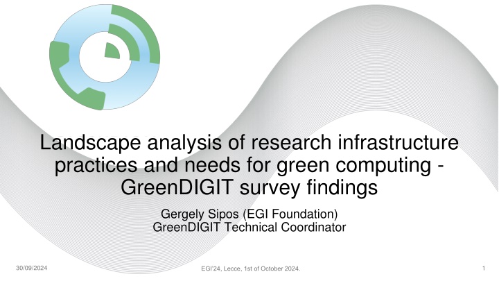 landscape analysis of research infrastructure n.w