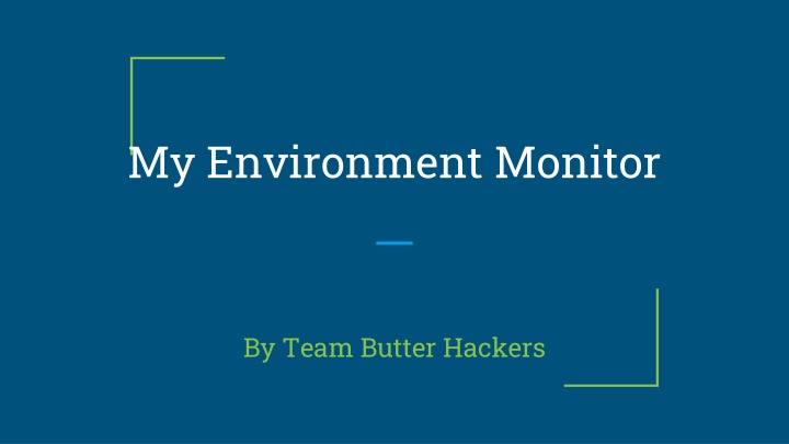 my environment monitor n.w