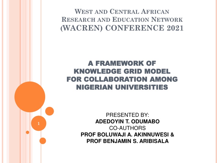 Key Insights on Knowledge Grid Models for Collaboration Among Nigerian Universities
