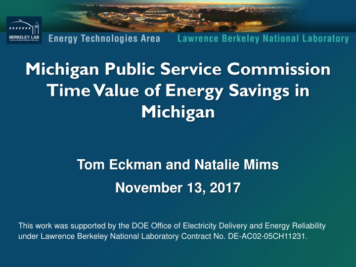 michigan public service commission time value n.w