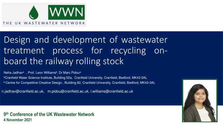 design and development of wastewater treatment n.w