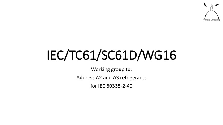 Vonsild Consulting - Refrigerant Safety Standards