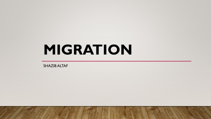 migration n.w