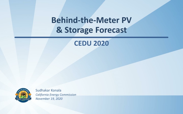 behind the meter pv storage forecast n.w