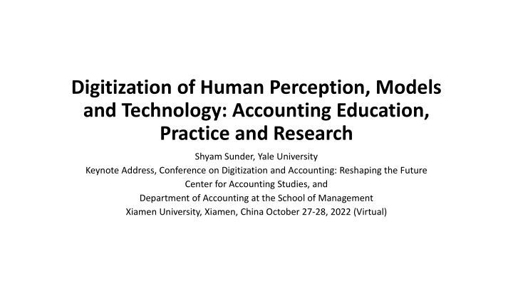 digitization of human perception models n.w