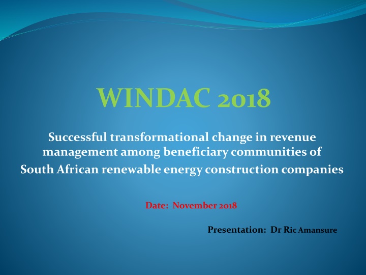 windac 2018 n.w