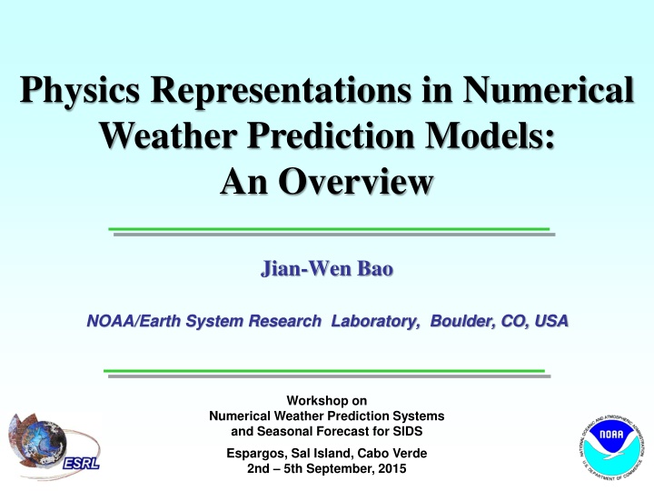 Overview of Physics Representations in Weather Prediction Models