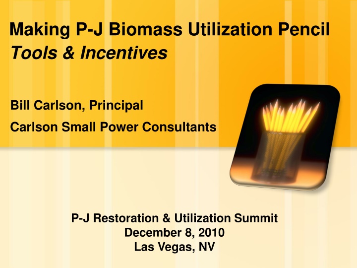 Biomass Utilization and Incentives for Power Generation