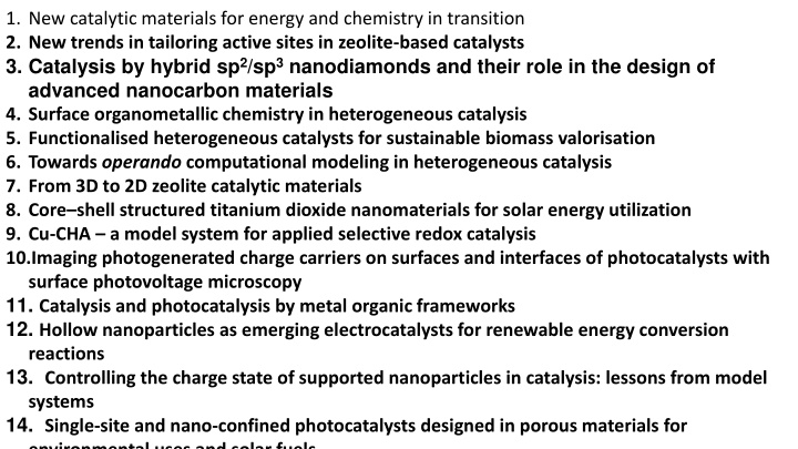 Recent Advances in Heterogeneous Catalysis: A Multidisciplinary Approach