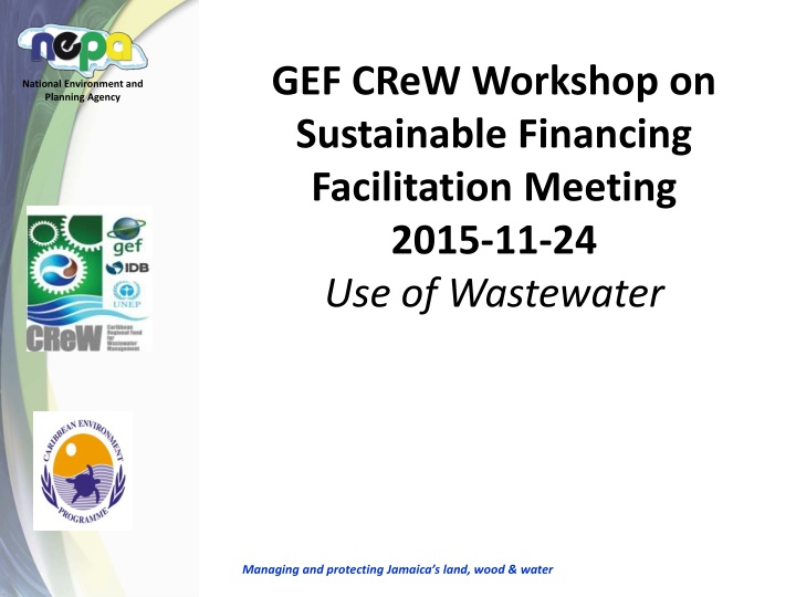 gef crew workshop on sustainable financing n.w