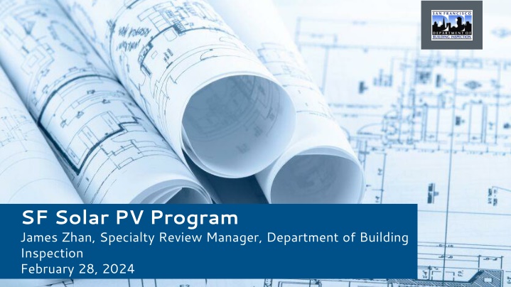 sf solar pv program james zhan specialty review n.w