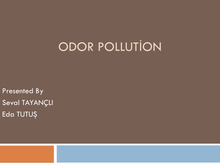 odor pollut on n.w