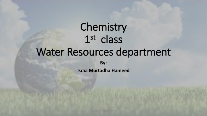 chemistry chemistry 1 1 st st class class n.w