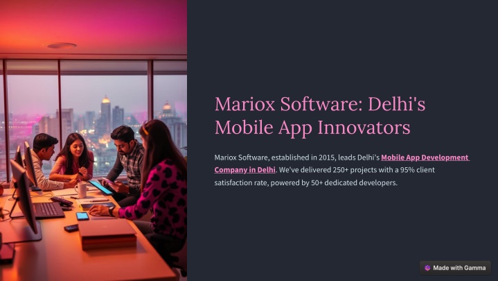 mariox software delhi s mobile app innovators n.w