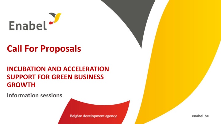 call for proposals n.w