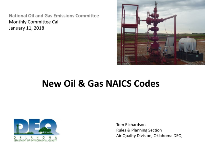 national oil and gas emissions committee monthly n.w