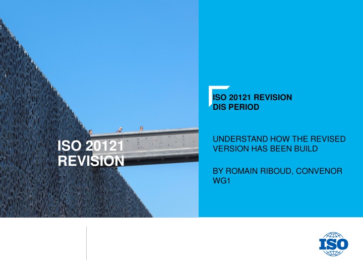 iso 20121 revision dis period n.w