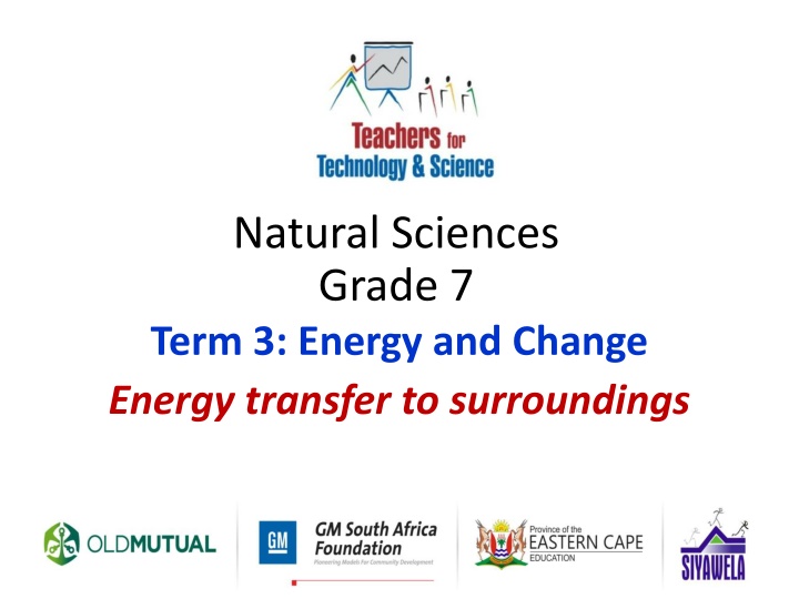 Energy Transfer to Surroundings
