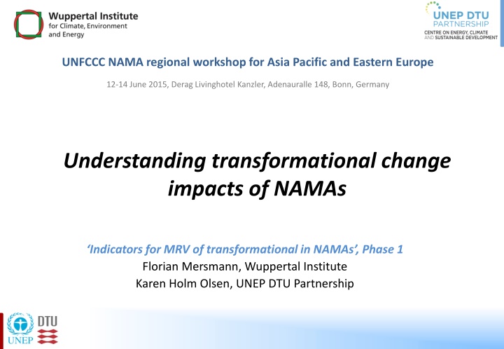 unfccc nama regional workshop for asia pacific n.w
