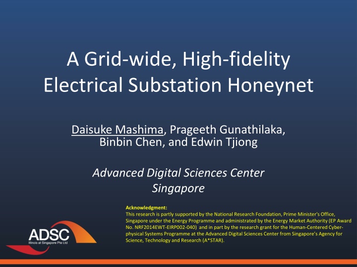High-fidelity Electrical Substation Honeynet Research