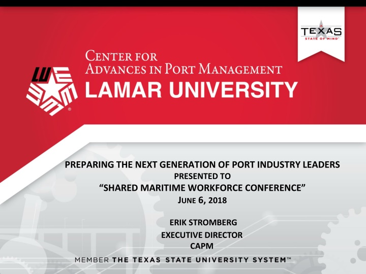 Next Generation Port Industry Leaders & Education Programs